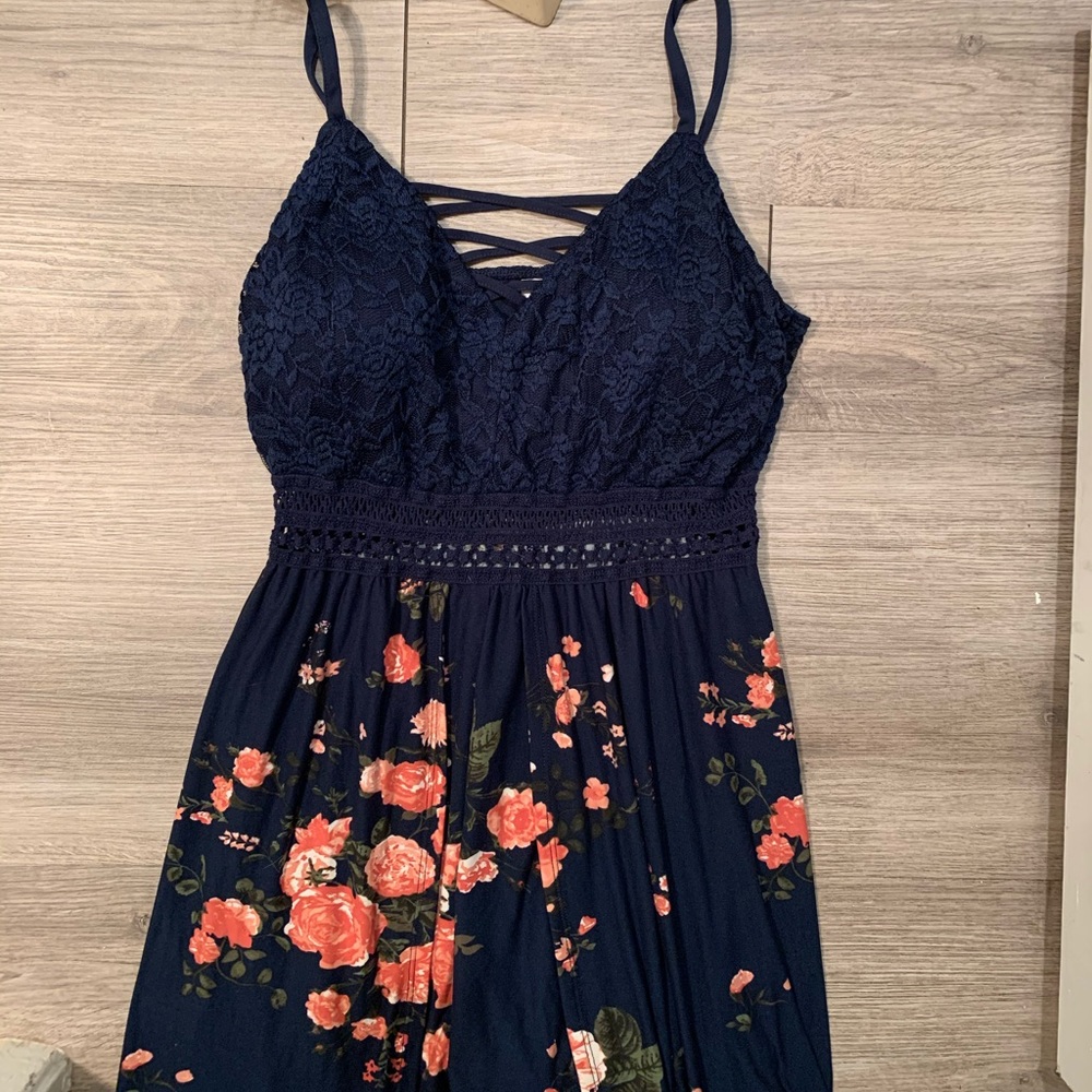 No Boundaries | Floral Maxi Romper